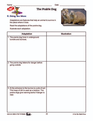 The Prairie Dog Reading E-Lesson Plan Grade 4