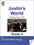 Justin's World Reading about Justin Bieber Grade 4