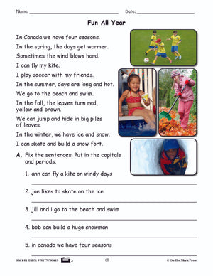 Fun All Year Spelling Lesson Gr. 1 E-Lesson Plan