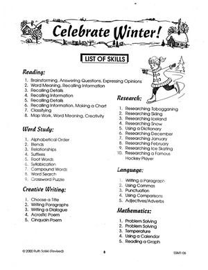 Celebrate Winter Grades 4-6