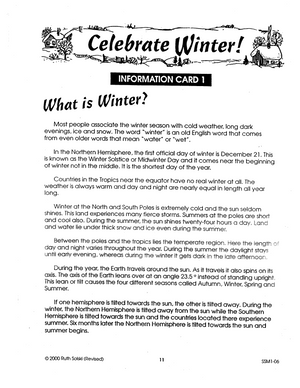 Celebrate Winter Grades 4-6