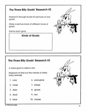 The Three Billy Goats Gruff Lit Link/Novel Study Grades 1-3