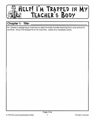 Help I'm Trapped in My Teacher's Body Lit Link (Novel Study) Grades 4-6 A novel by Todd Strasser.