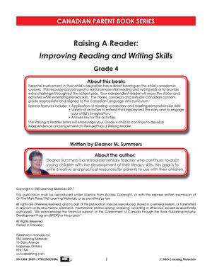 Grade 4 Canadian Math & Reading Practise Bundle!