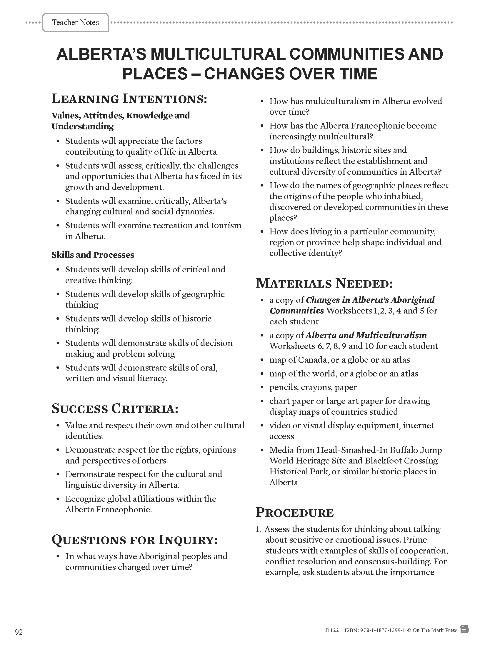 Alberta Grade 4 Science & Social Studies Bundle!