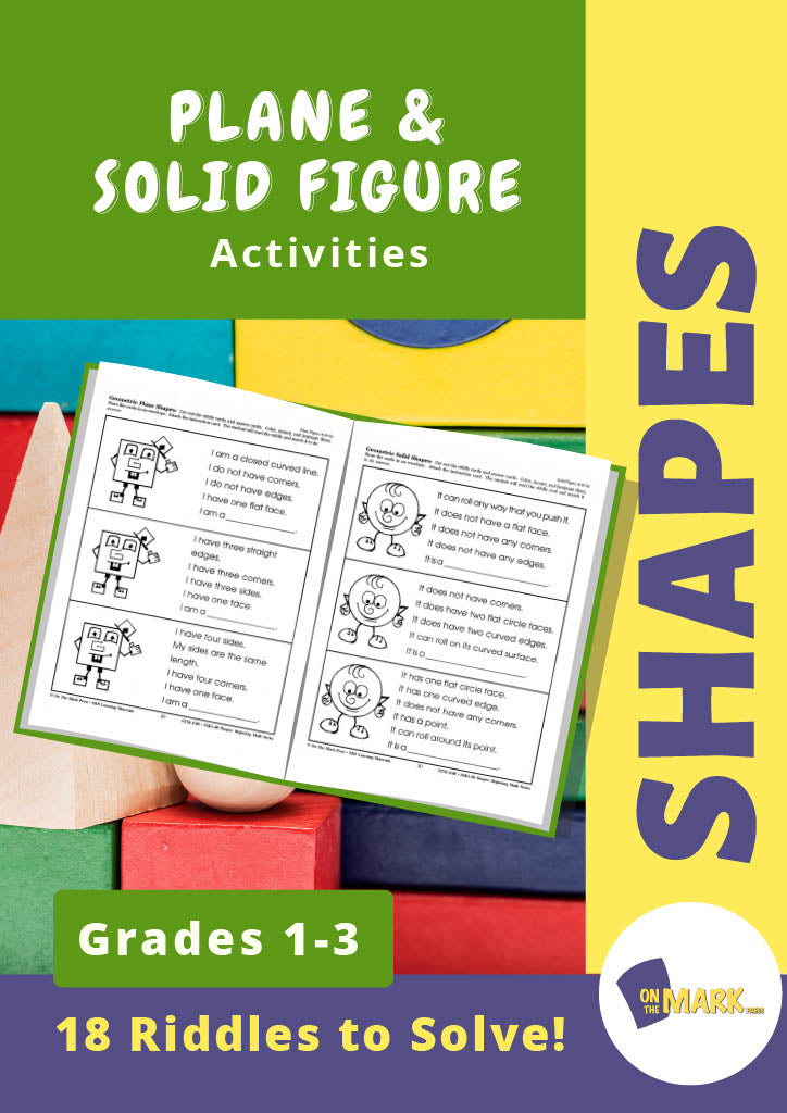 Plane & Solid Figure Activities Grades 1-3