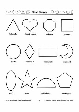 Plane & Solid Figure Activities Grades 1-3