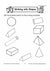 Plane & Solid Worksheets & Center Activities Grades 1-3