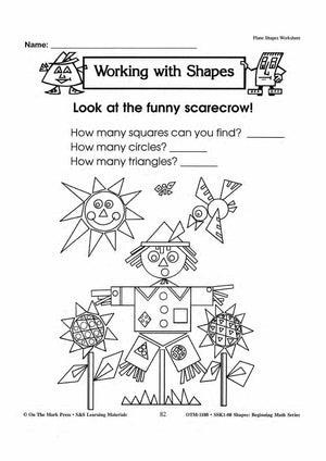 Plane & Solid Worksheets & Center Activities Grades 1-3