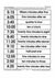 Time Matching Activities Grades 1-3