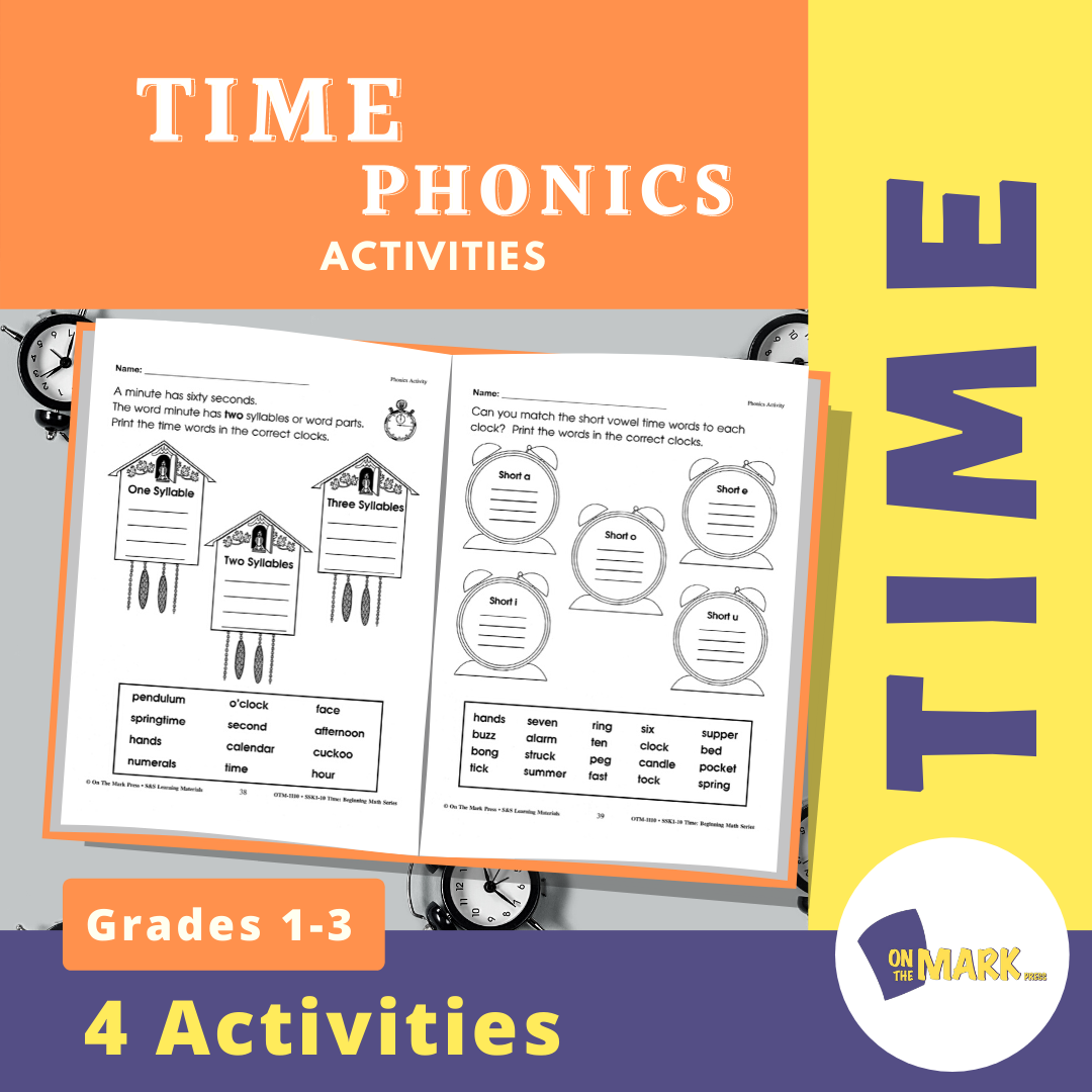 Time Phonics Activities Grades 1-3