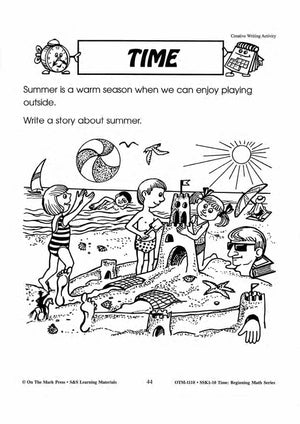 Time Creative Writing Activities Grades 1-3