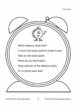 Time Research Activities Grades 1-3