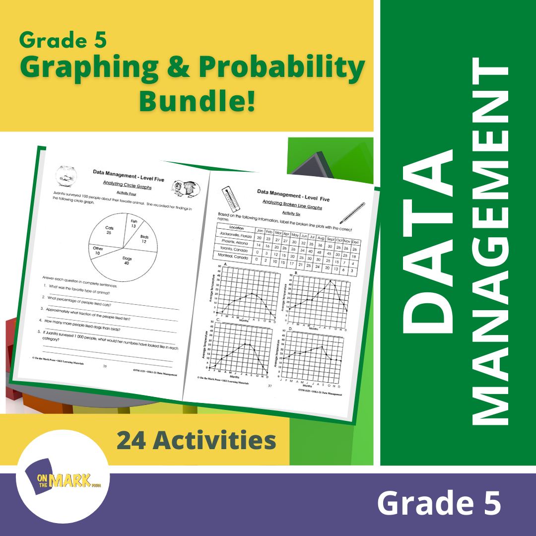 Grade 5 Graphing & Probability Bundle!