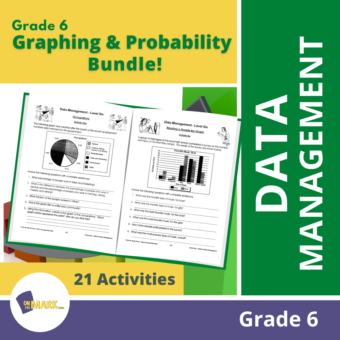 Grade 6 Graphing & Probability Bundle!