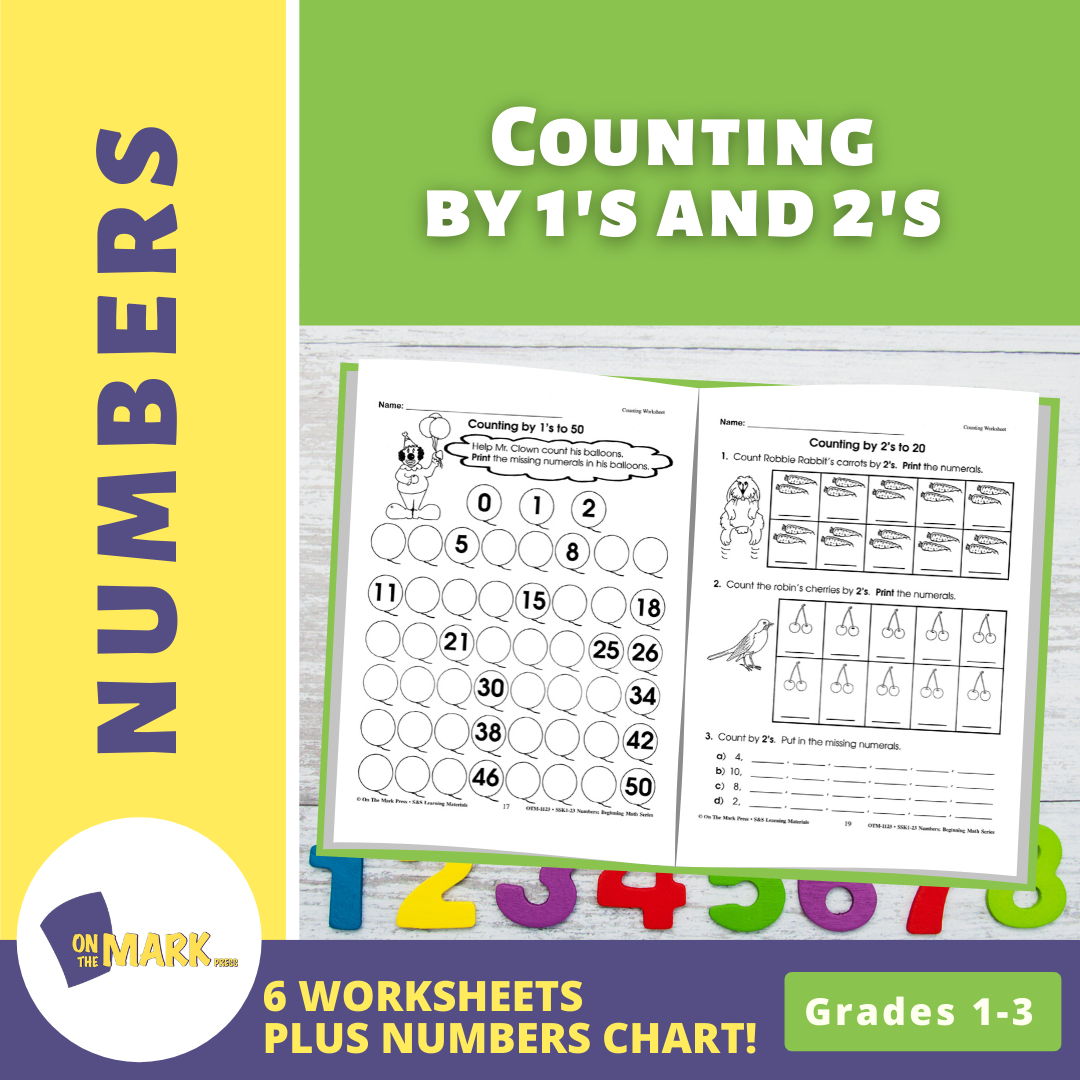 Counting by 1's & 2's Grades 1-3
