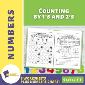 Counting by 1's & 2's Grades 1-3