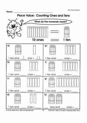 Place Value Worksheets Grades 1-3