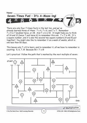 Multiplication Facts: 6,7 & 8  Worksheets Grades 3-5