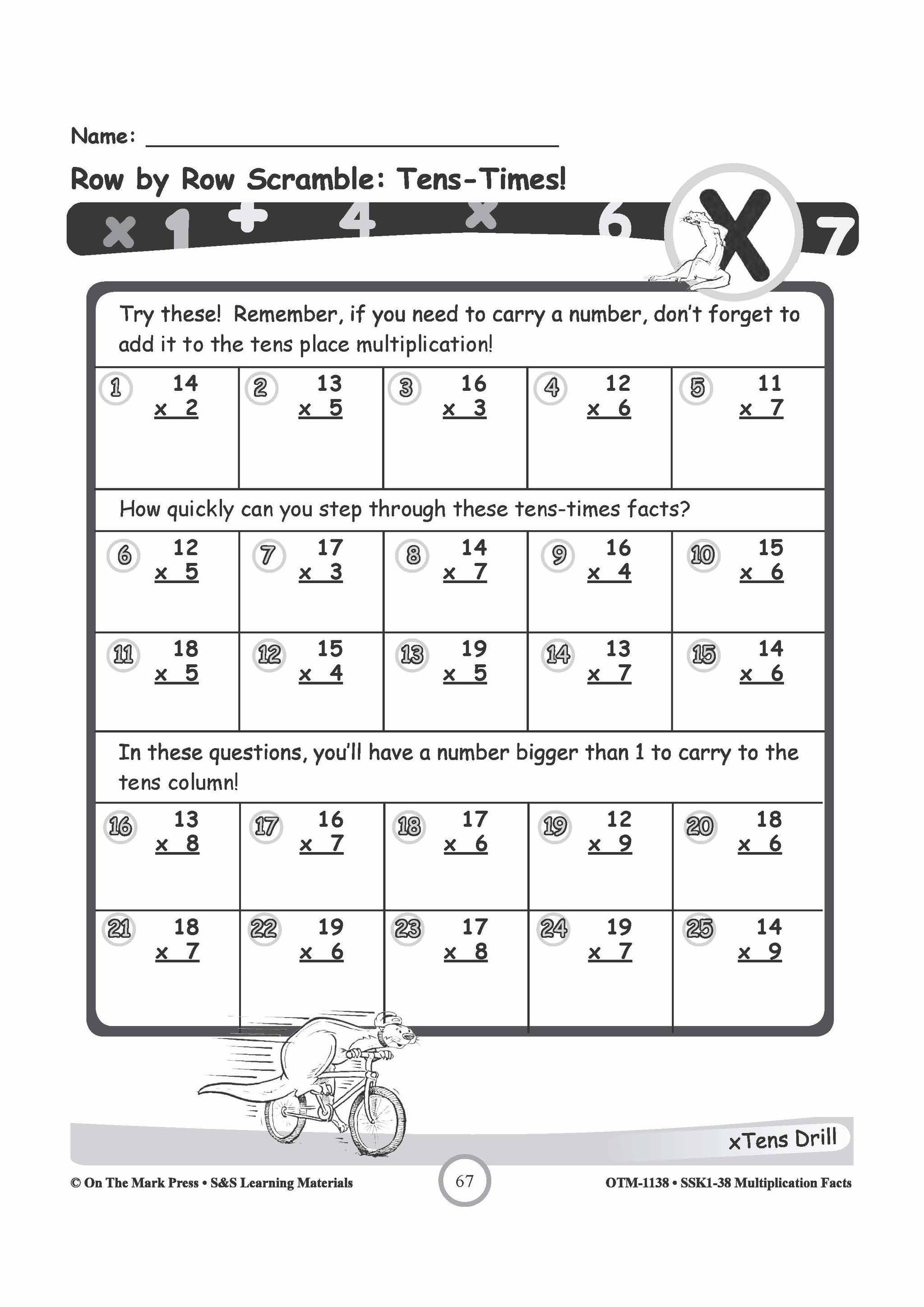 Conquer Worksheet Multiplication Worksheets Grade 5 Math