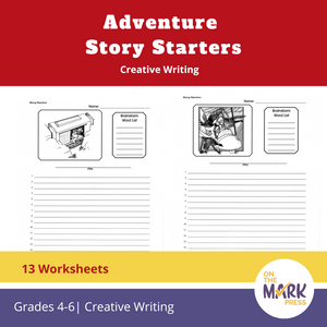 Adventure Story Starters Grades 4-6