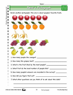 First Grade Data Management Lesson Plans Aligned to Common Core