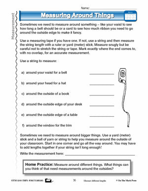 Second Grade Measurement Lesson Plans Aligned to Common Core