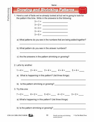 Second Grade Patterning Lesson Plans Aligned to Common Core