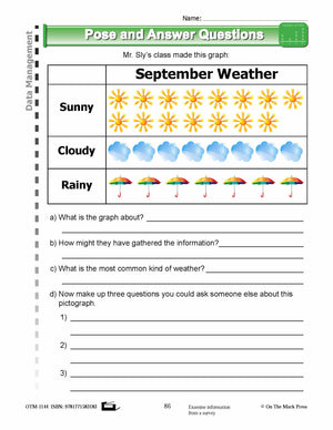 Second Grade Data Management Lesson Plans Aligned to Common Core