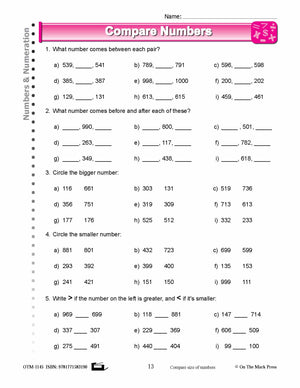 Third Grade Numeration Lesson Plans Aligned to Common Core