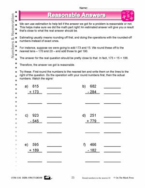 Third Grade Numeration Lesson Plans Aligned to Common Core