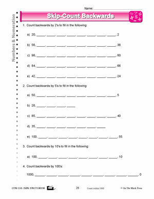 Third Grade Numeration Lesson Plans Aligned to Common Core