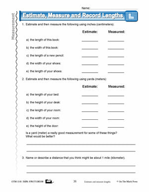 Third Grade Measurement Lesson Plans Aligned to Common Core