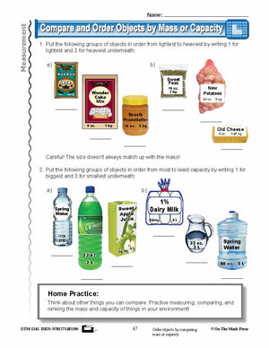 Third Grade Measurement Lesson Plans Aligned to Common Core