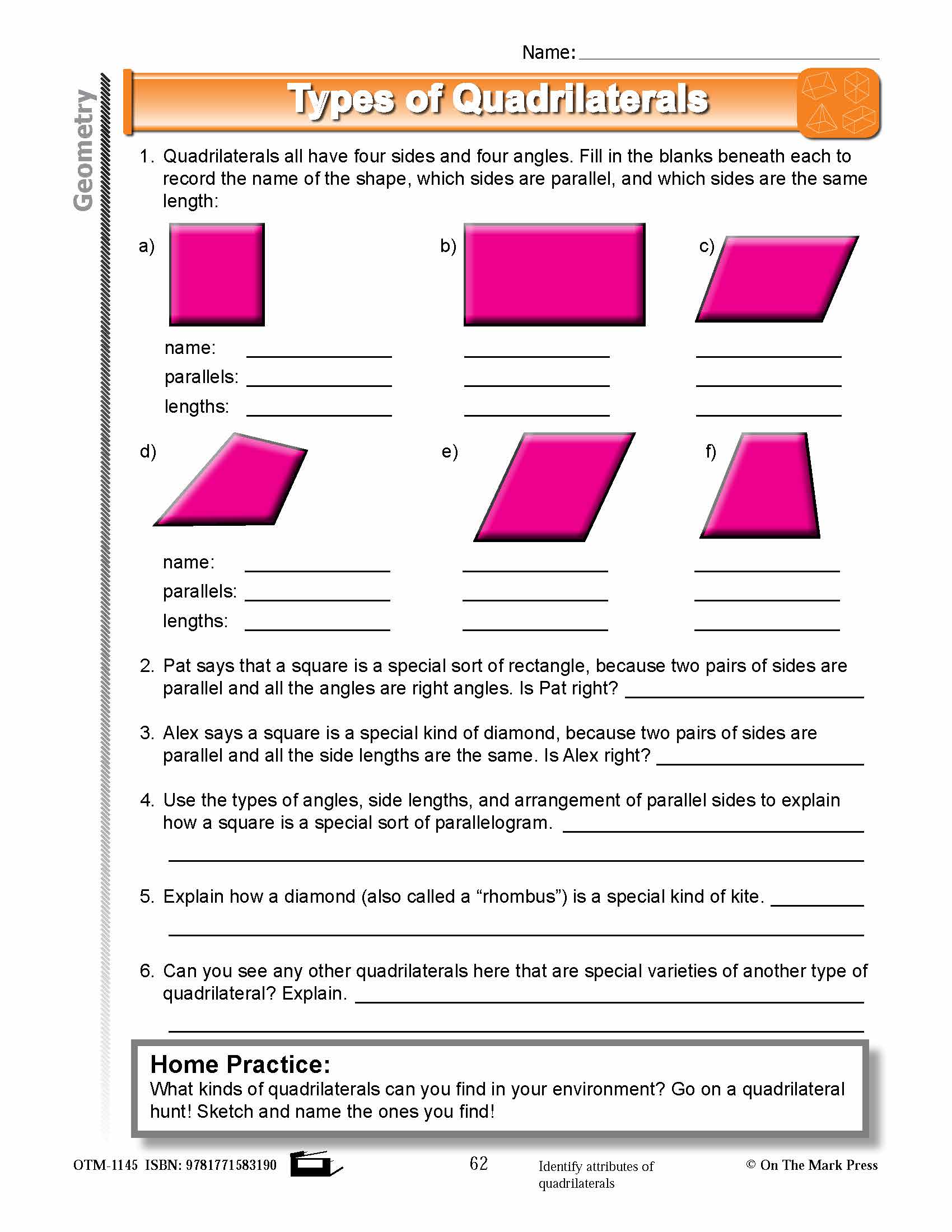 Third Grade Geometry Lesson Plans Aligned To Common Core Third grade geometry lesson plans aligned to common core