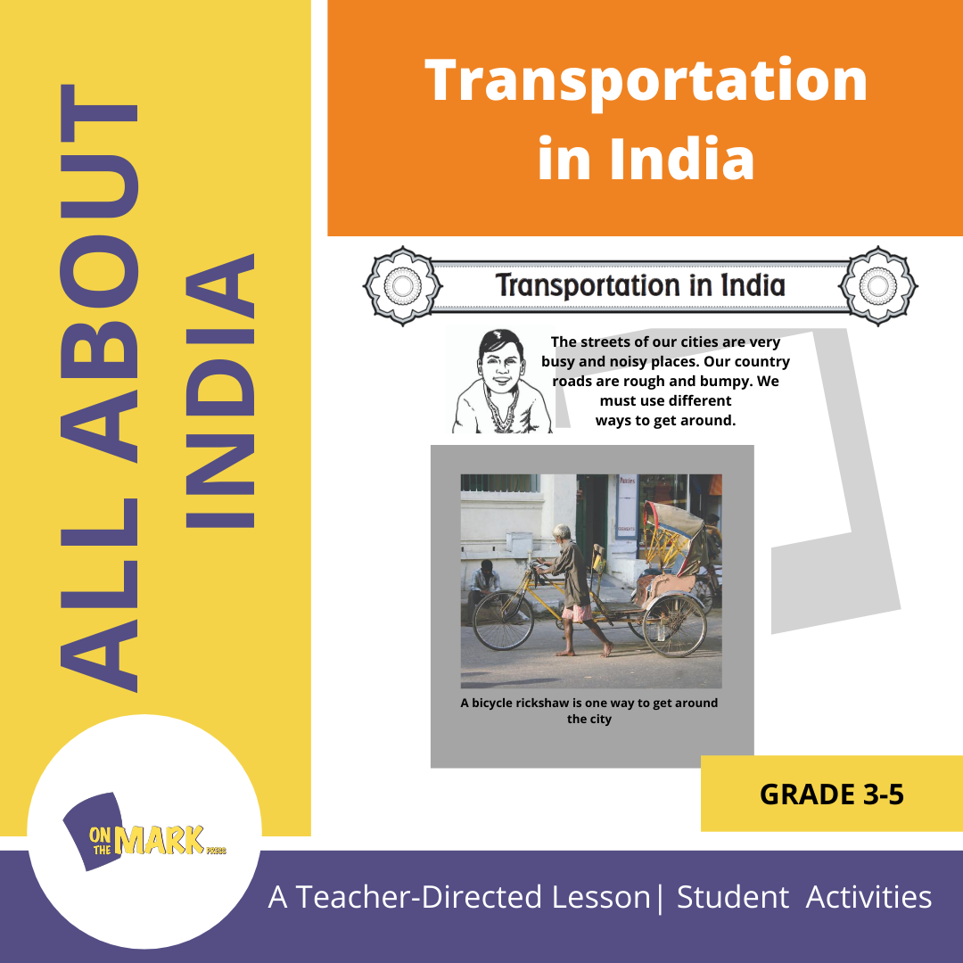 Transportation in India Grades 3-5 Lesson Plan