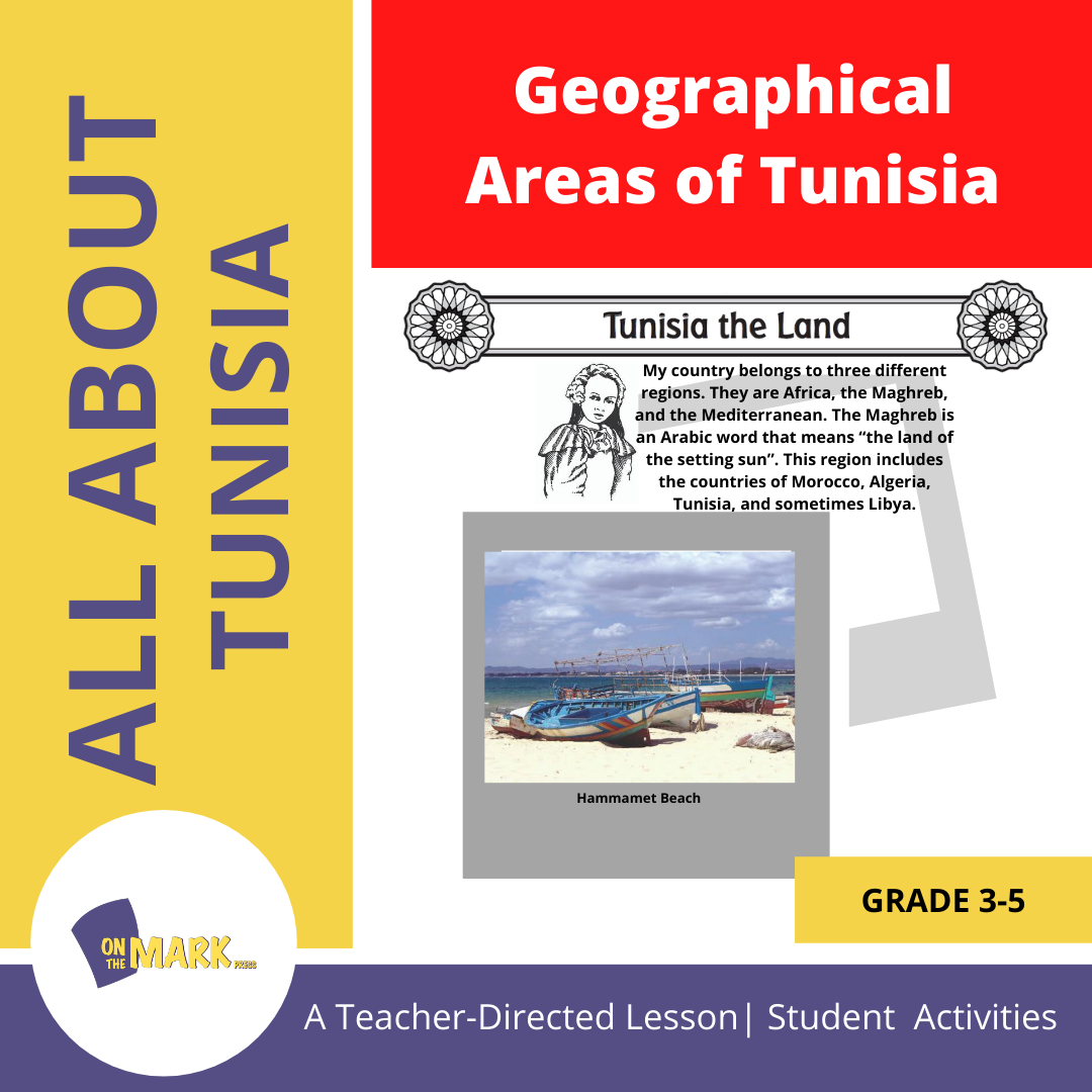 Geographical Areas of Tunisia Grades 3-5