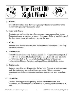 Sight Words: 100 Worksheets & Word Cards Bundle!