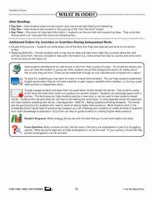 What is Odd? (Non-Fiction - Report Writing) Reading Level 2.4