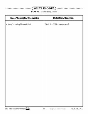 What is Odd? (Non-Fiction - Report Writing) Reading Level 2.4