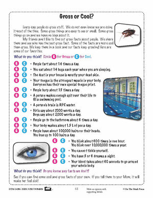 Gross or Cool? (Non-Fiction - Point Form) Reading Level 2.4