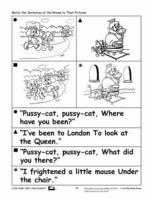 Pussy Cat And The Queen Literacy Building Aligned To Common Core Pk-K