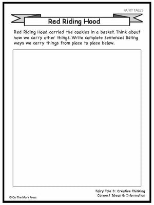 Little Red Riding Hood Aligned To Common Core Gr. 1-3