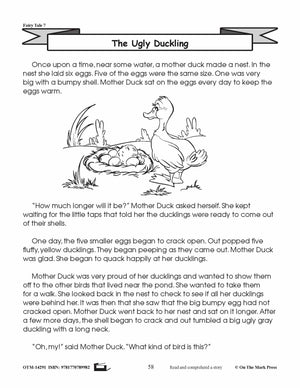 The Ugly Duckling Literacy Building Aligned To Common Core Gr. 1-3
