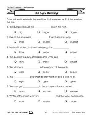 The Ugly Duckling Literacy Building Aligned To Common Core Gr. 1-3