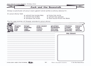 Jack And The Beanstalk Literacy Building Aligned To Common Core Gr. 1-3