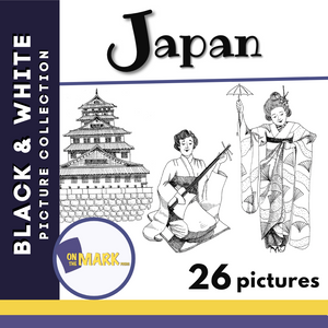 Japan Black & White Picture Collection Grades 2-8