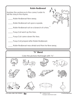 Robin Redbreast Reading Lesson Plan (understanding text read aloud) Grades 1-3
