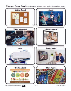 Media Activities Lesson Plan Gr. K-1 - Aligned to Common Core