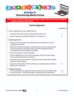 Introducing Media Forms Lesson Plan Grades 2-3 - Aligned to Common Core